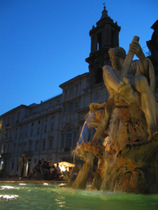 Plaza Navona Fountain