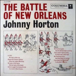 Johnny Horton’s The Battle of New Orleans album cover